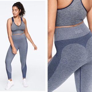 VS PINK Active Seamless Blue Workout Leggings